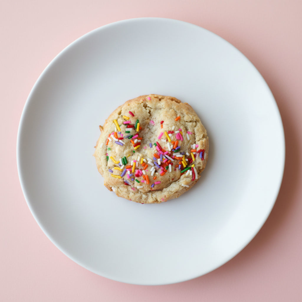 Confetti: Galleta de Vainilla con Sprinkles de colores