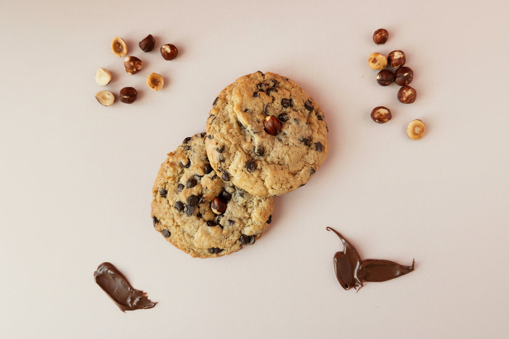 Chocochip Nutella:      Galleta de vainilla con chispas de chocolate semiamargo y relleno de Nutella.